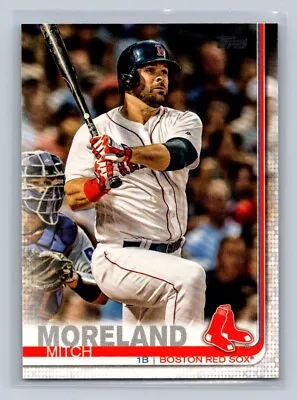 2019 Topps #262a Mitch Moreland   Boston Red Sox • $1.89