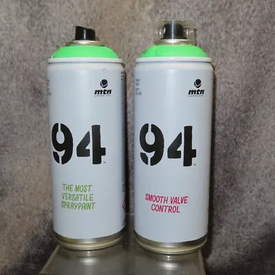 2 Pack MTN (Montana Colors) 94 Low Pressure Spray Paint (MINT GREEN) • $19.99