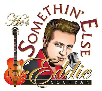 EDDIE COCHRAN Somethin' Else With Guitar Printed T-Shirt Design - S/M/L/XL/2XL • £21.99