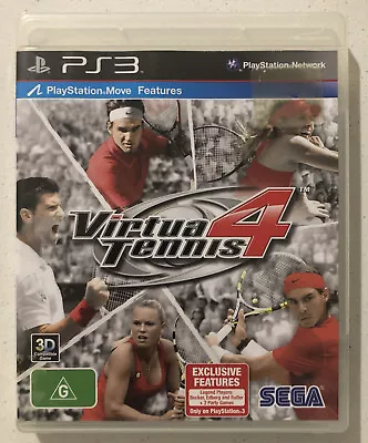 $19.95 • Buy Virtua Tennis 4 PS3 Sony PlayStation 3