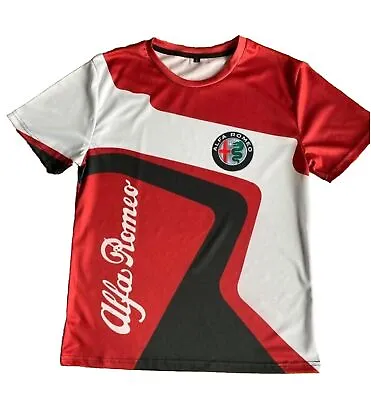 **FREE POST** 2023 ALFA ROMEO Printed T-shirt Sport Cool Men's T'Shirt • £14.95