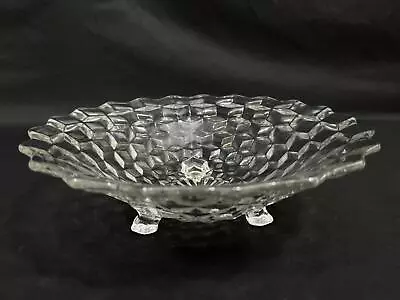 Vintage Fostoria American 3 Footed Bowl 10.5 Inch • $22.04