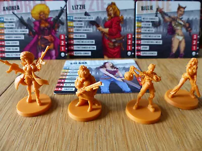 £19.99 • Buy Zombicide 2nd Edition: Andrea, Lizzie, Billie, Solana! Kickstarter Exclusive