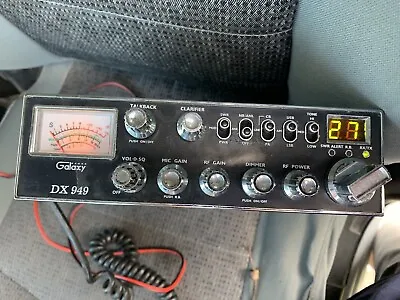 Galaxy DX-949 40 Channel AM/SSB Mobile CB Radio With Cobra CA-73 Dyna Mic • $150