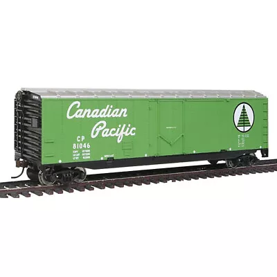 Walthers 931-1673 Canadian Pacific 50' Plug-Door Boxcar - Ready To Run HO Scale • $17.99