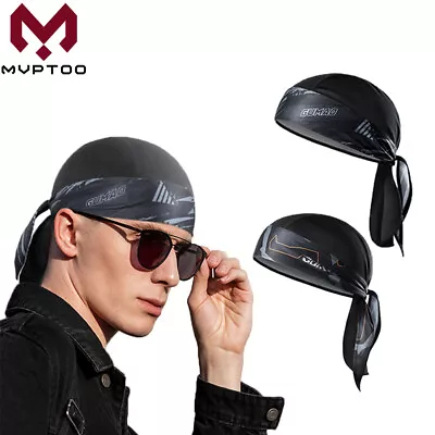 1/2PCS Men Motorcycle Helmet Liner Skull Cap Du Rag Head Wrap Do Doo Bandana Hat • $16.69