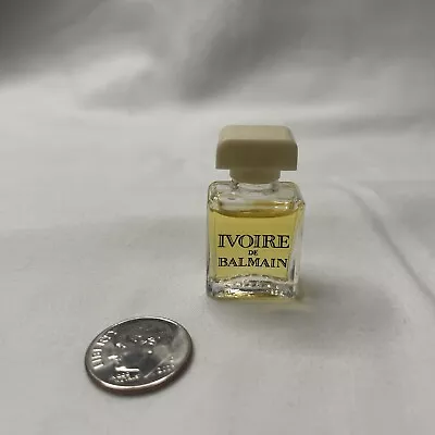 Vintage *MINI* IVOIRE DE BALMAIN Pure PARFUM 2 Ml Perfume Original Formula • $29.99