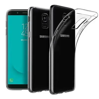 Clear Slim TPU Gel Case Cover Glass Screen Protector For Samsung Galaxy Phones • £2.89