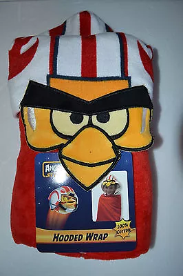 £10.74 • Buy Angry Birds Luke Sywalker Hooded Wrap  Kids Beach Towel Bath NWT