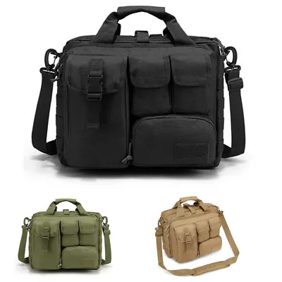 Large Tactical Molle Outdoor Shoulder Bag Crossbody Tote Military Hiking Handbag • $81.39