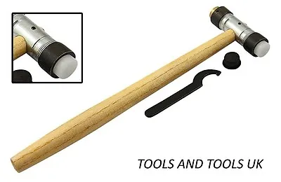 Nylon Brass & Fiber Head/ Face Chasing Hammers Jewellery Crafts REPOUSSE+ Key • £8.09