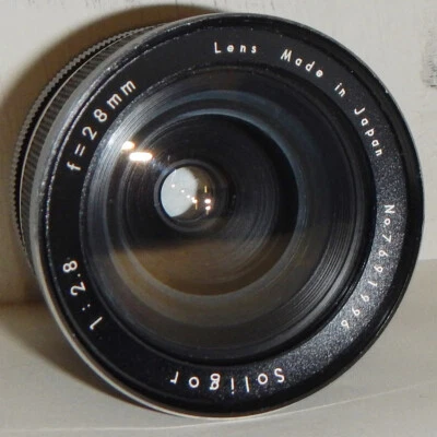 $60 • Buy Soligor 28mm F 2.8 Lens For Exakta Mount Topcon RE Topcor
