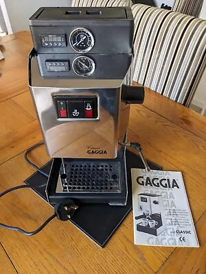 Gaggia Classic 2002 1425W Manual Opv 9 Bar Shades Of Coffee Pid & Guage Vgc • £375