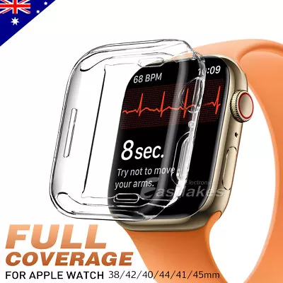 $5.95 • Buy For Apple Watch IWatch Series 9 8 SE 7 6 5 4 3 2 Full Case 49 41 45 40 44 38 42