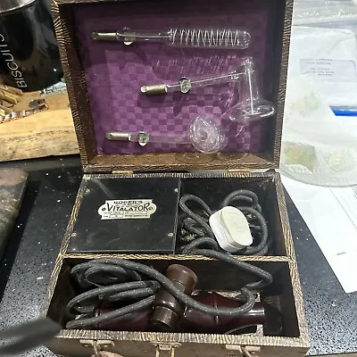 Rogers Vitalator Type HM Violet Ray Electric Shock Machine Vintage Antique Rare • $186.68