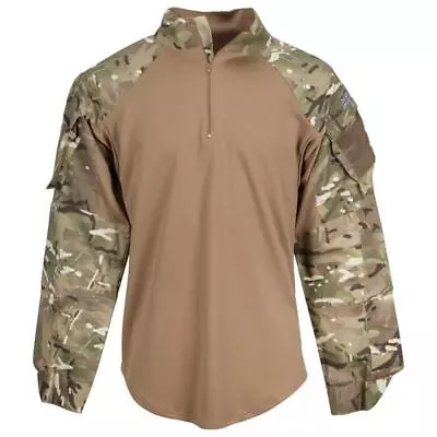 Genuine British Army MTP Coyote Tan Under Armour Combat Shirt UBACS Warm Weather • £20