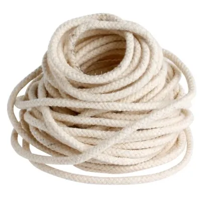 5M Burner Alcohol Wick Rope Cotton Wick Round Kerosene Oil Lamp Wick 3/4/5/6/8MM • £5.99