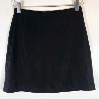$95 • Buy Staud 100% Tencel Black Mini Skirt Pencil Size XS