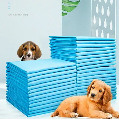 £4.49 • Buy Puppy Training Pads With Wet Indicator Train Toilet Pee Wee Poo Dog Pet Cat Mats