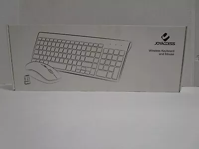 JOYACCESS Black Wireless Keyboard And Mouse Combo Set 2.4G For PC Mac Apple NEW! • $39.99