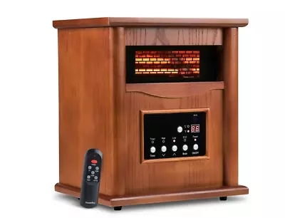 LifePlus Infrared Space Heater For Home Portable Wood Electric Quartz Heater • $84.34