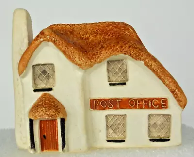 Philip Laureston Post Office Thatch Roof Ceramic Handcrafted Miniature Building • $29.90