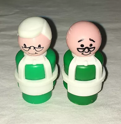 Vintage Fisher Price Little People Sesame Street Lot Mr & Mrs Hooper • $21