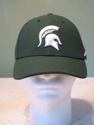 Michigan State Spartans  MSU Nike Hat Cap Green Adjustable Strap Back Dri-Fit • $12.97
