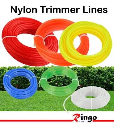 £3.49 • Buy Nylon Strimmer Line Cord Wire 1.3mm 1.6mm 2mm 3mmx 15M Universal Grass Trimmer