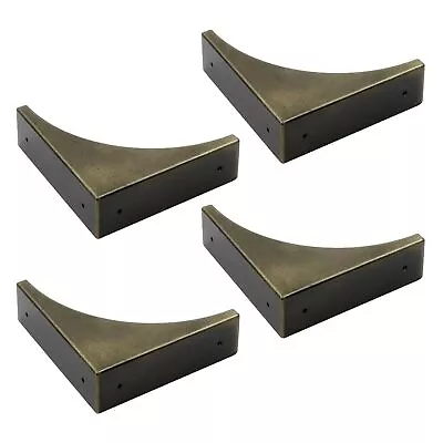 Metal Box Corner Protector Decorative Edge Cover Safety Guard Pack Of 4 • $12.24