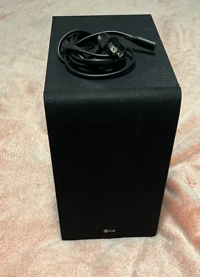 LG SPJ4B-W Wireless Active Powered Subwoofer - W/ Cord - Black - Subwoofer Only • $25.99
