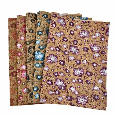 Soft Cork Fabric Flowers Sheet Patchwork Handcrafts Handbags Sewing Decor DIY  • $1.89