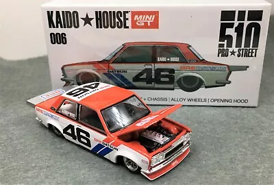 MINI GT *Kaido House* BRE Datsun 510 Drag Car* TUBBED Pro Street* 1:64* 006* B • $37