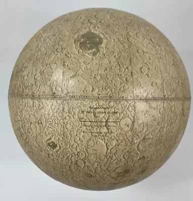 Vintage Rand McNally 12 Inch Lunar Globe 1969 No Stand Globe Only • $169.99