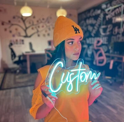 £39.35 • Buy Neon Sign Custom Name Neon Light LED Sign Personalized Sign Decor Neon