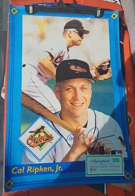 Baltimore Orioles Cal Ripken 27  X 18  All Star POSTER MAT 1999 By Apache Mills • $24.99