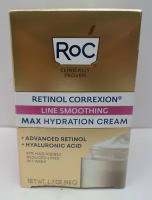 RoC Retinol Correxion Line Smoothing Max Daily Hydration Cream - 1.7 Oz (48 G) • $11.89