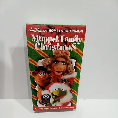 Muppet Family Christmas VHS Jim Henson 1987 TV Movie Classic Holiday 80's RARE • $10.99