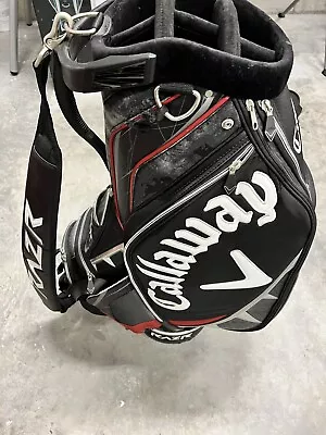 RARE Callaway Razr Black/Red/White Elite Staff Professional Golf Bag • $160