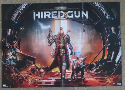 Games Workshop Warhammer Age Of Sigmar Stormground Necromunda Hired Gun Poster • £12.43