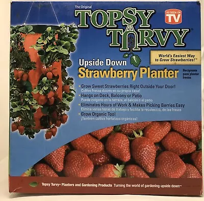 1 New Topsy Turvy Upside Down Strawberry Planter Gardening • $13.95