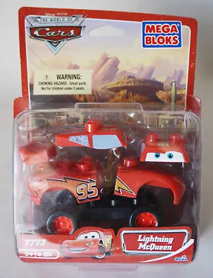 Rare 2007 Mega Bloks 7773 Disney Cars Lightning Mcqueen New Sealed ! • $44.99