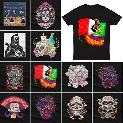 £8.99 • Buy Day Of The Dead Mexican T Shirt Sugar Skull Dia De Los Muertos Tradition#P1#PR#M