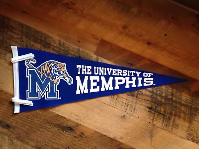 MEMPHIS STATE UNIVERSITY  Pennant The Tigers Of Memphis Tennessee • $39.95