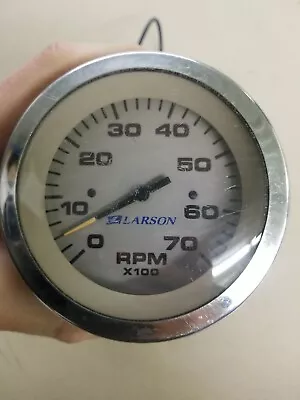 Larson Tachometer Gauge 7000 RPM USED • $79.99