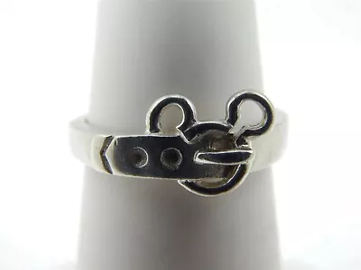 Sterling Silver Disney Mickey Mouse Band Ring Size 5  • $29.50