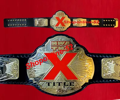 NWA TNA X Division Title Heavy Weight Wrestling Championship Belt Adult Size 2MM • $179