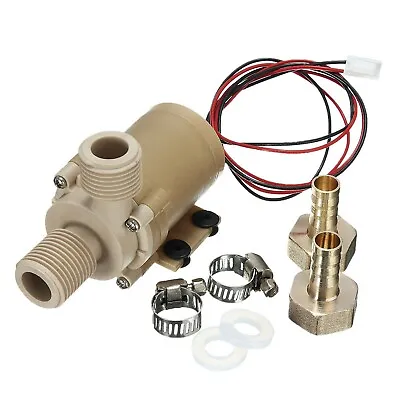 12V Solar Hot Water Heater Circulating Pump Low Noise 3M Discharge Head 2.1GPM. • $30.99