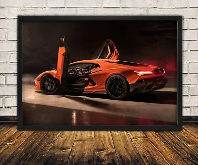 Styled Lamborghini Revuelto 2023 - High Quality Premium Poster Print • $34.95