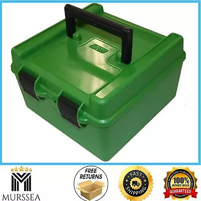 MTM R-100-MAG Deluxe 100 Round Rifle Ammo Box 300 WSM 375 Win Mag 7mm Rem Mag • $20.36